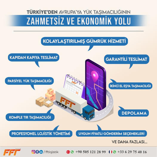 FFT Lojistik: Tüm Avrupa'ya taşıma yapıyoruz