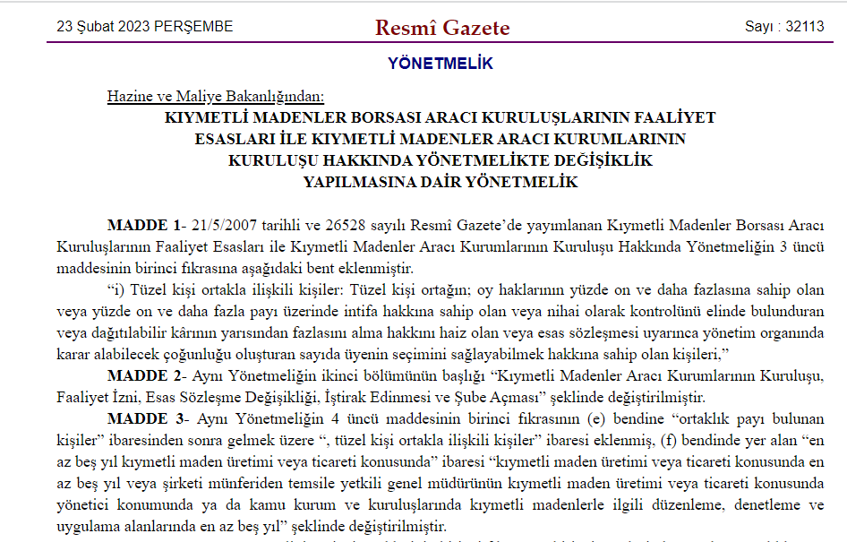 Altın ithalatına kısıtlama