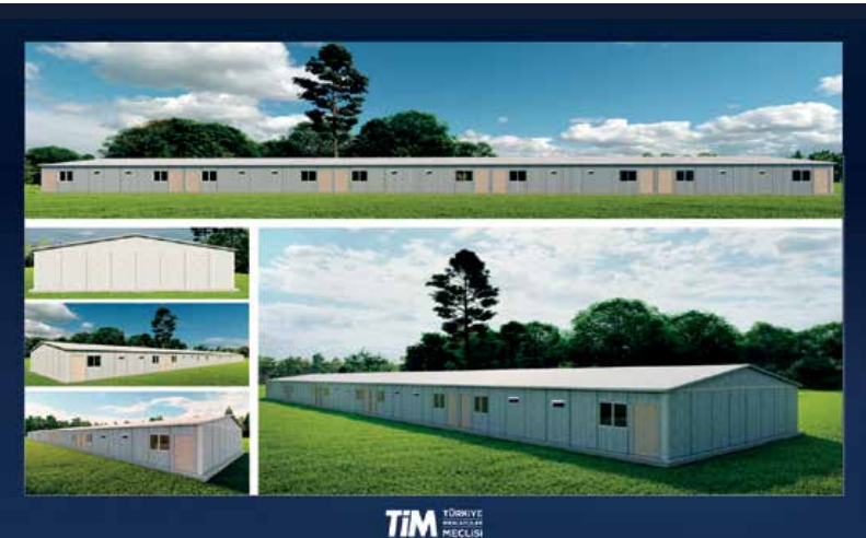 TİM, afet bölgesinde 1000 konteyner ve prefabrik  konut inşa edecek